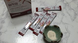하루 1포로 콜레스테롤, 유산균, 고역가 소화효소까지 한번에 섭취! 다온바이오 홍자임 1개월분(30포) — 5점을 준 리뷰어가 2022년 12월 올린 사용 사진