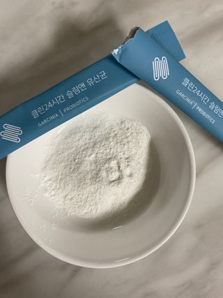 클린24시간 슬림앤유산균 1박스 (3.5g X 15포) — 5점을 준 리뷰어가 2022년 9월 올린 사용 사진
