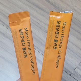 아임오 모로오렌지 콜라겐 1box (14포) — 5점을 준 리뷰어가 2023년 3월 올린 사용 사진