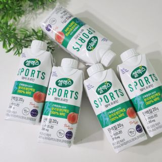 셀렉스스포츠 셀렉스 스포츠 웨이 프로틴 복숭아_ 330ml x 12팩 — 5점을 준 리뷰어가 2021년 4월 올린 사용 사진