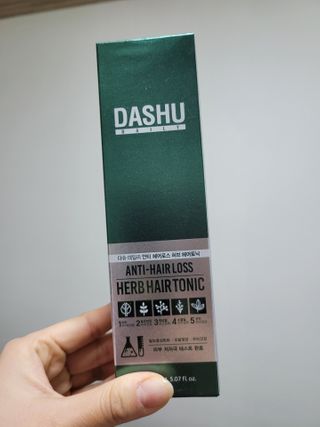 다슈코리아 다슈 데일리 안티 헤어로스 허브 헤어토닉 150ml — 5점을 준 리뷰어가 2021년 2월 올린 사용 사진