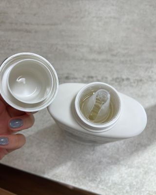 쿠잉베이비 에어워시 세탁세제,섬유유연제 1L — 4.5점을 준 리뷰어가 2022년 12월 올린 사용 사진