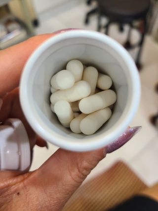 메디타민 인체유래 비피더스 포스트 프로바이오틱스 — 4점을 준 리뷰어가 2021년 4월 올린 사용 사진