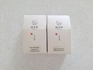 두류헌 샴푸바+컨디셔닝 린스바 머리가꿈세트 — 5점을 준 리뷰어가 2022년 5월 올린 사용 사진