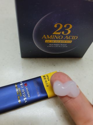 리더스코스메틱 리더스 프로 하이드라 아미노 슬리핑 마스크 — 5점을 준 리뷰어가 2021년 1월 올린 사용 사진