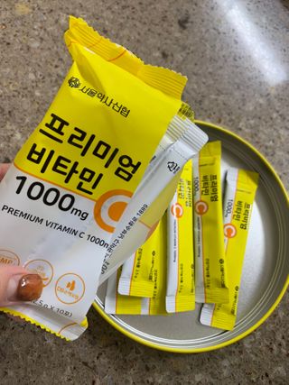 서울약사신협 프리미엄비타민C1000_2.5G x 100포 — 5점을 준 리뷰어가 2021년 1월 올린 사용 사진