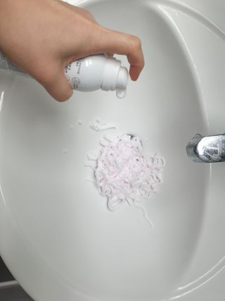 여우두마리 아기 버블클렌저 버블폼 거품놀이 유아바디워시 배쓰밤 입욕제 — 5점을 준 리뷰어가 2021년 2월 올린 사용 사진