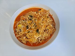 [풀무원] 자연은맛있다 정면, 백면, 홍면  세트 — 5점을 준 리뷰어가 2021년 4월 올린 사용 사진