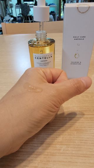 [스킨1004] 마다가스카르 센텔라 앰플 100ml — 3점을 준 리뷰어가 2024년 5월 올린 사용 사진