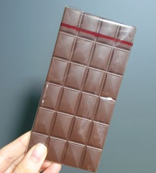 당류2g 자일리톨로 단맛을낸 슈카 퓨어비건 무설탕초콜릿 Xucker vegan 2개입 — 5점을 준 리뷰어가 2021년 4월 올린 사용 사진