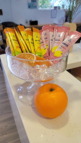 비타앤C 레몬맛, 망고맛 — 5점을 준 리뷰어가 2021년 6월 올린 사용 사진