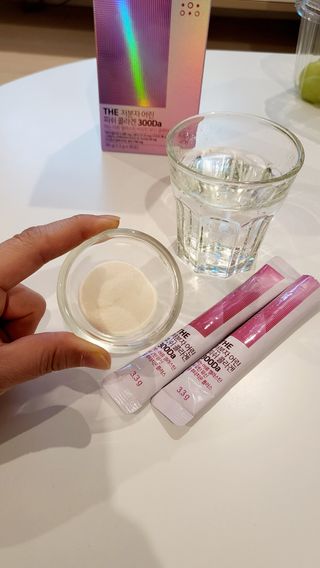 [닥터루템]THE 저분자 어린 피쉬콜라겐300Da 먹는 어류 엘라스틴 비오틴뮤신 글루타치온 플러스 1box(30포) — 5점을 준 리뷰어가 2023년 1월 올린 사용 사진