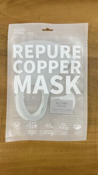 [에이블밤부] 리퓨어 쿠퍼 마스크 10color — 4점을 준 리뷰어가 2021년 1월 올린 사용 사진