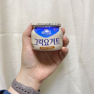 매일바이오 그릭요거트 오리지널 플레인 4개, 로스터리 커피믹스 4개 — 4점을 준 리뷰어가 2021년 12월 올린 사용 사진