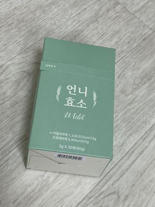 [건강미] 언니효소 마일드 본품 30포 / 쌀과자맛 효소 — 5점을 준 리뷰어가 2022년 4월 올린 사용 사진
