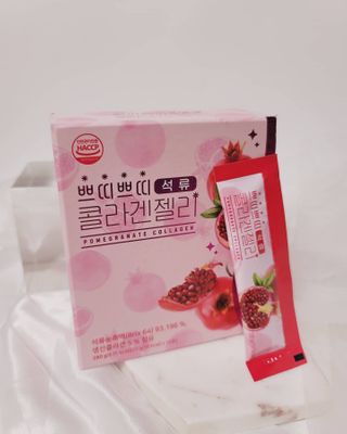 헬스업_쁘띠쁘띠석류콜라겐젤리_20g x 14포 — 5점을 준 리뷰어가 2021년 3월 올린 사용 사진