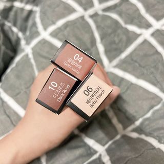 [씨스터앤] 봄맞이 아이메이크업 추천! 로지세트 (아이펜슬 04 글램라떼 + 06 베이비피치 + 10 다크로즈) — 5점을 준 리뷰어가 2022년 3월 올린 사용 사진