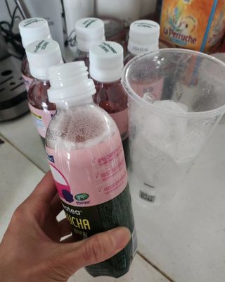 더그레잇티 콤부차 [매일유업] 더그레잇티 44kcal 콤부차 300ml *12개입 (오리지널 6개+베리리치 6개) — 5점을 준 리뷰어가 2023년 8월 올린 사용 사진