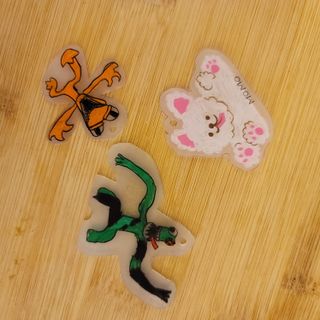 워터멜론컴퍼니 슈링코 페이퍼 3개 Set / 슈링클스 호환 종이 키링 만들기 미술놀이 재료 키트 — 5점을 준 리뷰어가 2022년 11월 올린 사용 사진