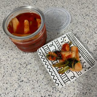 셰프애찬 알타리김치 총각김치 1kg — 3점을 준 리뷰어가 2022년 10월 올린 사용 사진