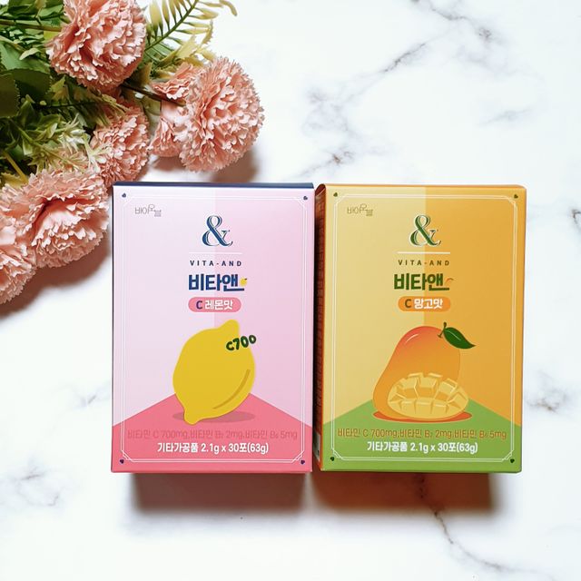 비타앤C 레몬맛, 망고맛 리뷰 사진
