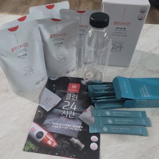 클린24시간 1BOX(5포) + 전용보틀(500ml) — 5점을 준 리뷰어가 2023년 6월 올린 사용 사진