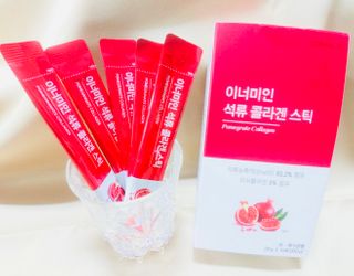 이너미인 석류 콜라겐 스틱 — 5점을 준 리뷰어가 2021년 1월 올린 사용 사진