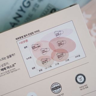[애니가드] 셋업 메베마스크라이트  (대형 4컬러 + 중형 4컬러) — 5점을 준 리뷰어가 2022년 6월 올린 사용 사진