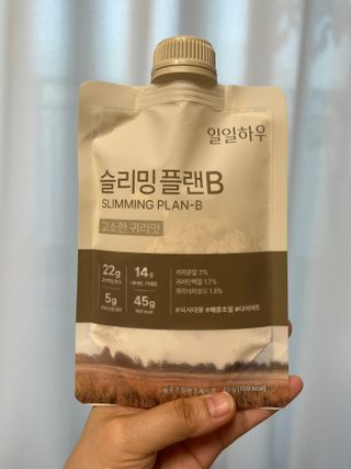 일일하우 슬리밍 플랜B 고소한 귀리맛, 진한 카카오맛 (체중조절식) — 5점을 준 리뷰어가 2023년 6월 올린 사용 사진