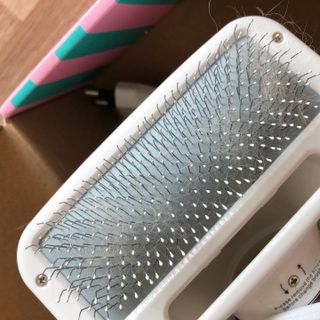 아베크 펫 강아지 고양이 애견 에어 브러쉬 드라이기 올인원 — 5점을 준 리뷰어가 2021년 7월 올린 사용 사진