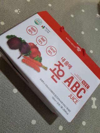 농업회사법인조은 내 몸에 조은 ABC 주스 — 5점을 준 리뷰어가 2021년 10월 올린 사용 사진