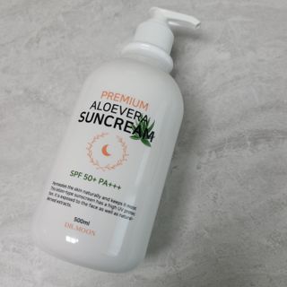 [닥터문] 프리미엄 알로에베라 선크림 500ml — 5점을 준 리뷰어가 2022년 7월 올린 사용 사진