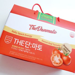 제이제이바이오 더단마토 프리미엄주스 100ml 30팩입 - 무설탕 스테비아 토마토즙 — 5점을 준 리뷰어가 2021년 11월 올린 사용 사진