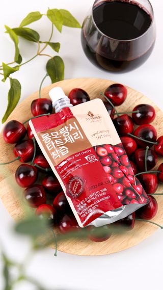 자연에온 몽모랑시 타트체리 착즙 100mL 10개입 2BOX — 5점을 준 리뷰어가 2020년 12월 올린 사용 사진