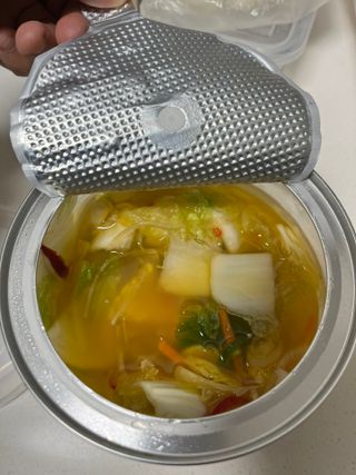 셰프애찬 단호박 백김치 1kg — 5점을 준 리뷰어가 2022년 10월 올린 사용 사진