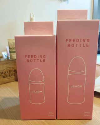 유비맘 PPSU 젖병 노꼭지_200ml_컬러 랜덤 발송 — 5점을 준 리뷰어가 2021년 1월 올린 사용 사진