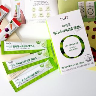 아임오 풋사과 식이섬유 밸런스 젤리 14포 — 5점을 준 리뷰어가 2021년 10월 올린 사용 사진