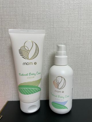 mom e 맘이 내추럴 베이비 케어 크림+바디오일 — 4점을 준 리뷰어가 2021년 1월 올린 사용 사진