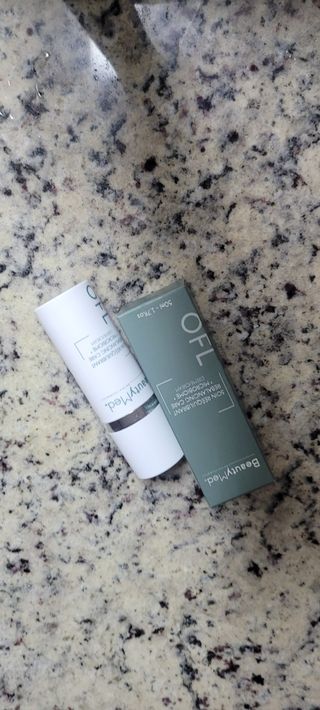 뷰티메드 OFL 리밸런싱 케어 크림 50ml — 5점을 준 리뷰어가 2022년 8월 올린 사용 사진