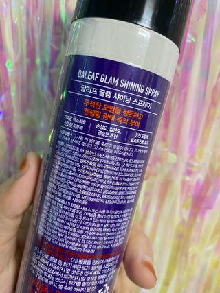 달리프 글램 샤이닝 스프레이 150ml — 4.5점을 준 리뷰어가 2020년 12월 올린 사용 사진