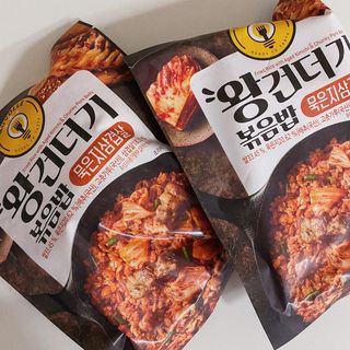 한성기업 무볼레 왕건더기 볶음밥 묵은지삼겹살 — 5점을 준 리뷰어가 2021년 10월 올린 사용 사진