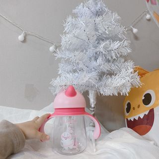 유비맘 트라이탄 코니빨대컵_컬러 랜덤 발송 — 4.5점을 준 리뷰어가 2020년 12월 올린 사용 사진