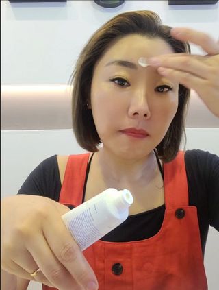 키노닉스 원더 레미디 튜브 보습크림 — 5점을 준 리뷰어가 2021년 8월 올린 사용 사진
