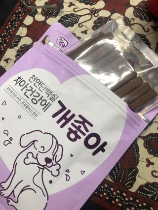 My Pet Care 천연단백질 치아건강에 개좋아 — 5점을 준 리뷰어가 2020년 12월 올린 사용 사진