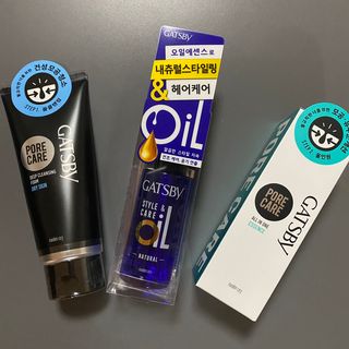 [갸스비] 명불허전, 남성을 위한 브랜드 갸스비의 올인원, 폼클렌징, 헤어오일 3종 — 4.5점을 준 리뷰어가 2021년 4월 올린 사용 사진