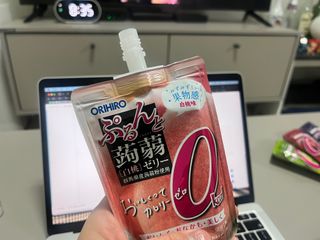 ORIHIRO 오리히로 곤약젤리 제로칼로리 130g 4종 4팩(맛별로 1팩씩) — 3.5점을 준 리뷰어가 2023년 3월 올린 사용 사진