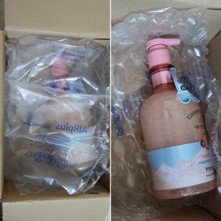 벨먼 내추럴스파 수분광채 스크럽 바디워시 600ml 5종 — 4.5점을 준 리뷰어가 2022년 5월 올린 사용 사진