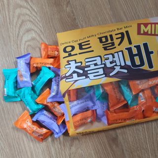 델리스 오트 밀키 초콜릿 바 — 5점을 준 리뷰어가 2022년 2월 올린 사용 사진