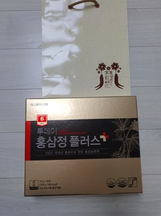 서울약사신협_투데이홍삼정플러스스틱_10g x 30포 — 5점을 준 리뷰어가 2021년 1월 올린 사용 사진
