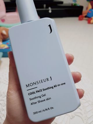 [정우성의 올인원] 무슈제이 쿨 페이스 수딩 올인원 / 남자 화장품 브랜드 — 4점을 준 리뷰어가 2021년 3월 올린 사용 사진